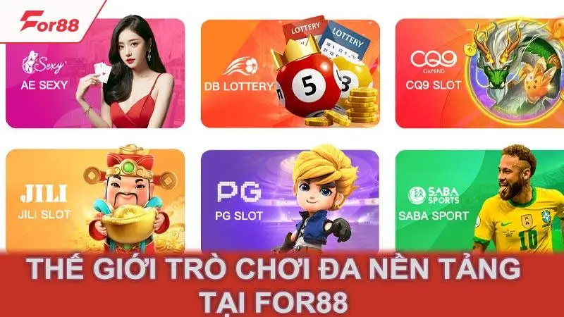 Thế giới trò chơi hấp dẫn tại For88